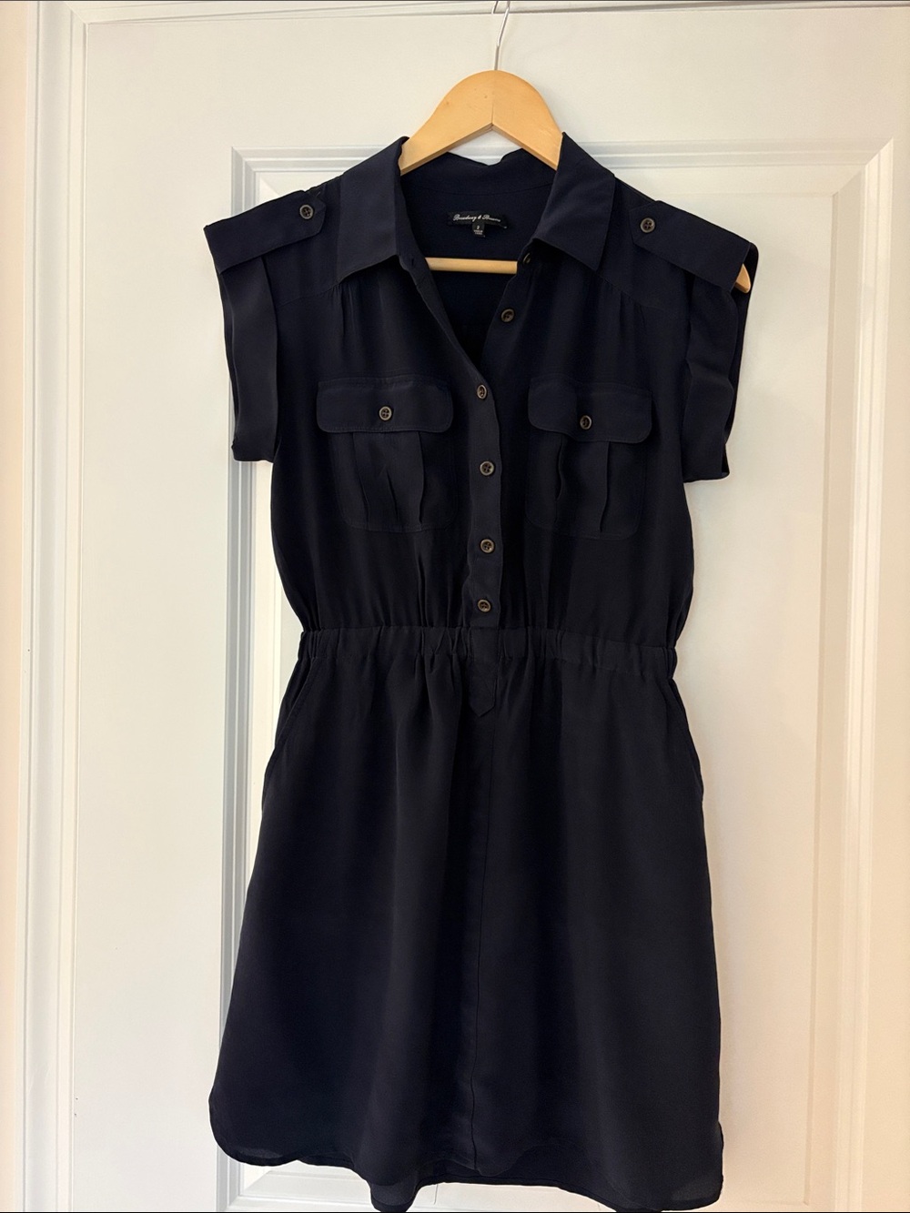 Silk Sleeveless Broadway & Broome Shirt Dress